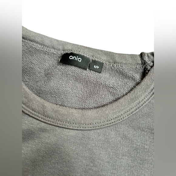 Onia Sailing Ship Pullover Sweatshirt Gray Men’s Size S - Picture 4 of 9